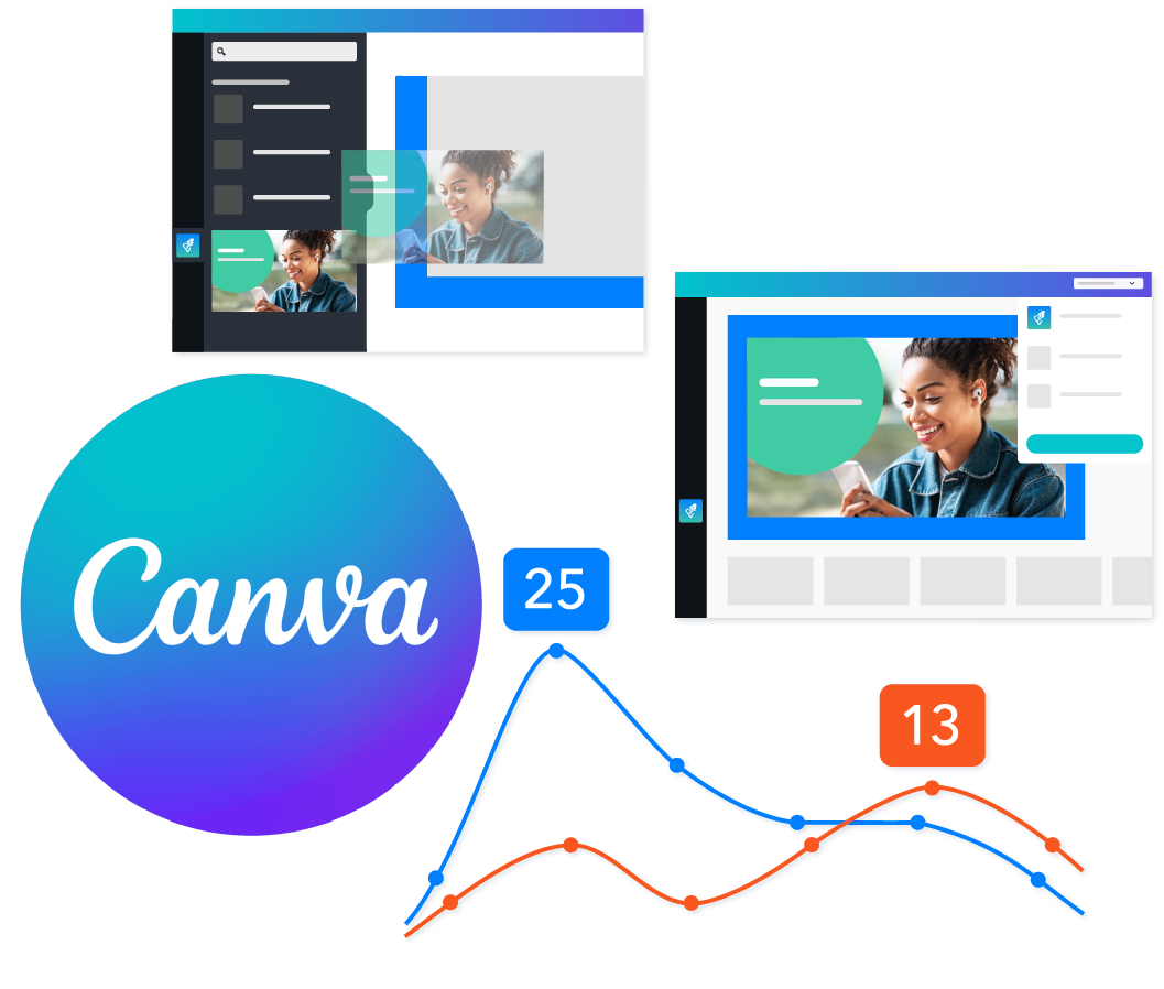 Slidecast integrates with Canva’s graphic design platform
