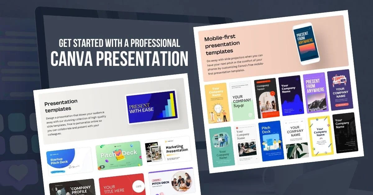 how create canva presentation