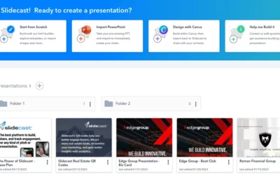 Slidecast now has Folders!