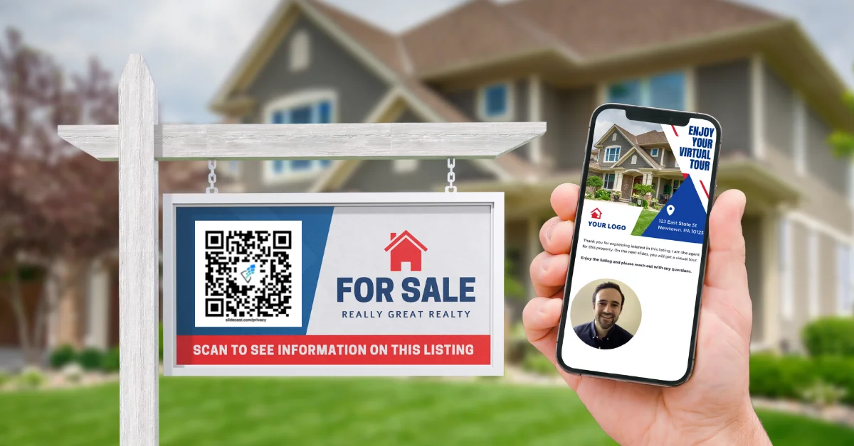 Slidecast - the best QR code generator for tracking in real estate