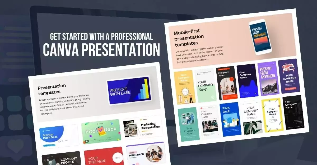 how to use canva in making presentation